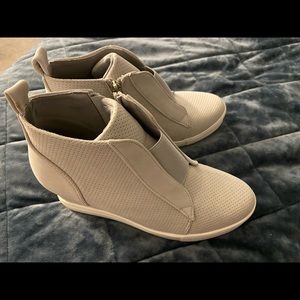 Ccocci Zoey wedge sneakers - Light Gray. Never worn. Size 7.5.